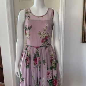 ASOS beautiful floral dress in gorgeous lavender color